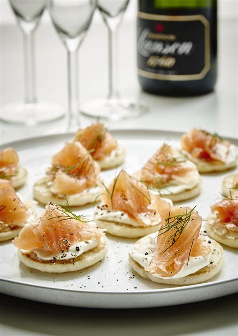 Smoked salmon canapés. Smoked Salmon Canapes, Seasoning Recipes, Yummy Food, Delicious ...