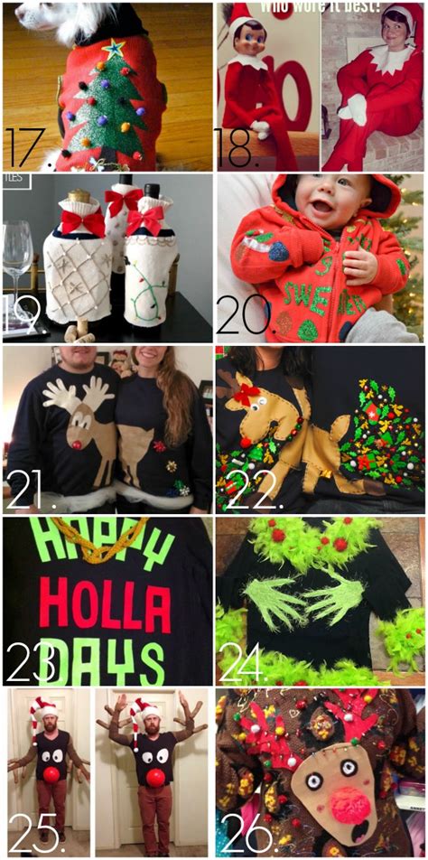 32 DIY Ugly Christmas Sweaters - C.R.A.F.T.