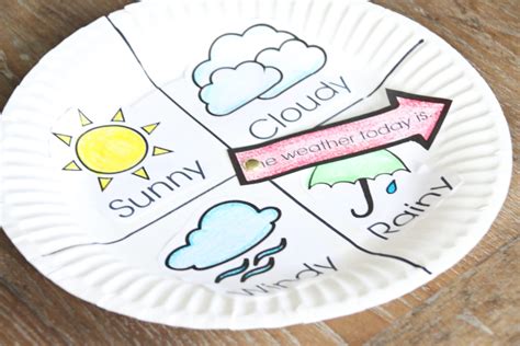 Weather Chart Kid Craft - The Crafting Chicks