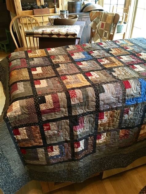 Half log cabin | Log cabin quilt blocks, Log cabin quilt, Log cabin ...