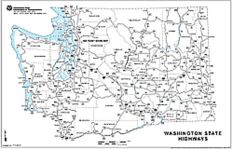 Washington State Road Map Printable - Printable Map