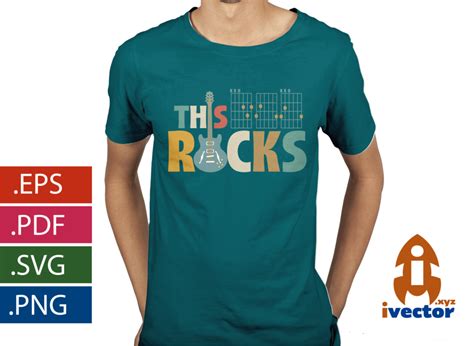 THIS ROCK VECTOR EDITABLE EPS PDF SVG - Ivector