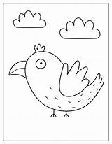 Flying Crow Coloring Pages sketch template