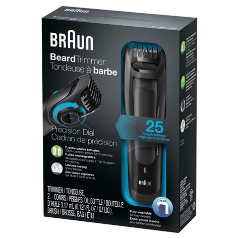 Braun Beard Trimmer W/ Precision Dial 25 Length Settings Model Bt5050 – Pasteur Pharmacy