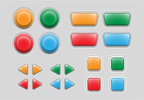 Game Buttons Free Vector Art - (6067 Free Downloads)