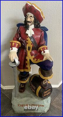 4ft Captain Morgan Statue Store Display- Rare Old Style