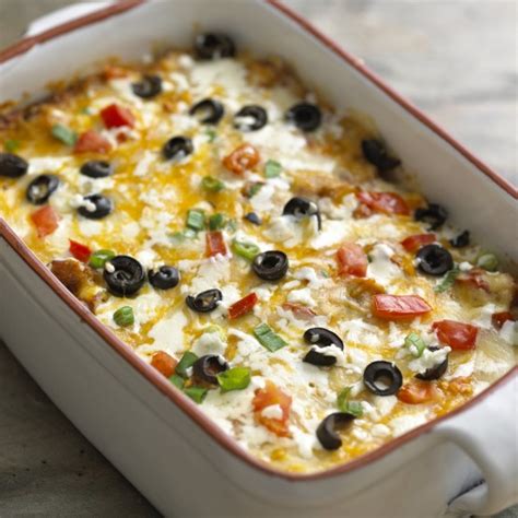 Chicken Enchilada Casserole - California Ripe Olives