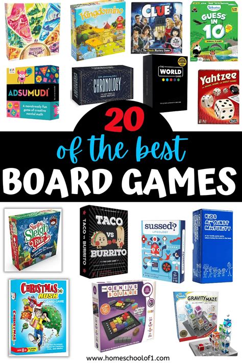 Top 20 Best Board Games for Kids of All Ages