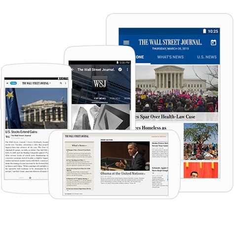 Download WSJ News Apps for iOS and Android Devices