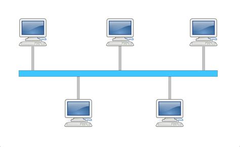 Bus Network Topology Diagram Topology Topologies Etechnog Ro