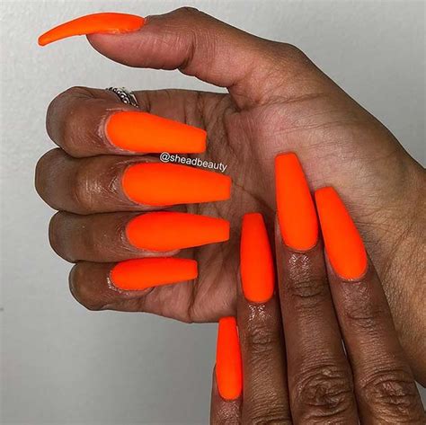 43 of the Best Orange Nail Art Ideas and Designs - StayGlam