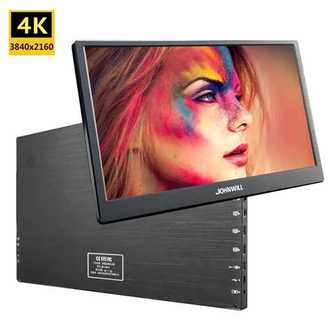 17.3 inch 4k portable monitor pc computer Type c HDMI IPS screen ...