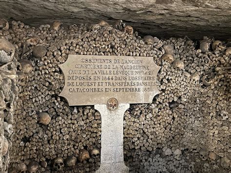 Tour a city of the dead beneath a city of the living in the Paris Catacombs