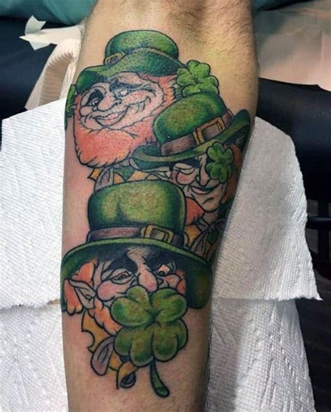 50 Leprechaun Tattoo Designs For Men - Irish Folklore Ink Ideas