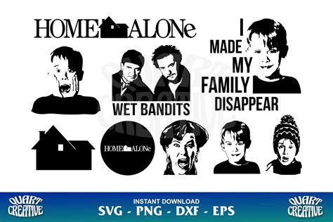 Kevin Home Alone SVG Cricut - Gravectory