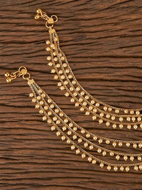 24K Gold Anklet/ Payal/ Indian Jewelry/ Silver Payal/ Panjeb/ | Etsy