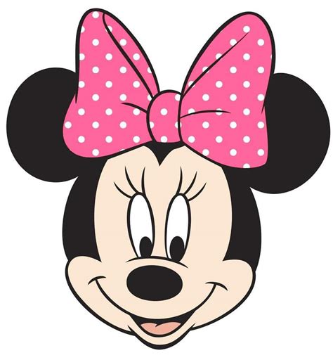 Free Pink Minnie Mouse Face Picture | Oppidan Library