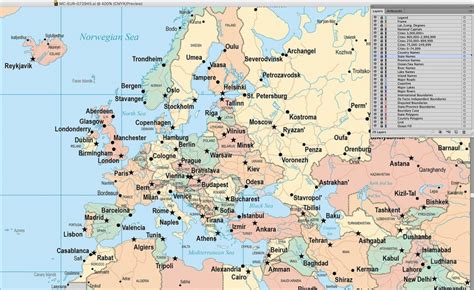 World Map With Capital Cities Printable | Printable Maps