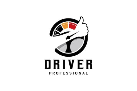 Premium Vector | Professional car driver logo design with creative ...