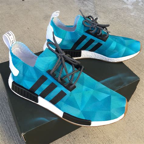 Custom Painted Monochromatic Adidas NMD Sneakers – B Street Shoes