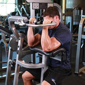 Machine Preacher Curls Exercise Guide and Video