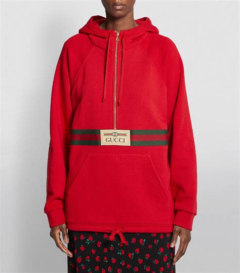 Gucci Web Stripe Hoodie | Harrods US