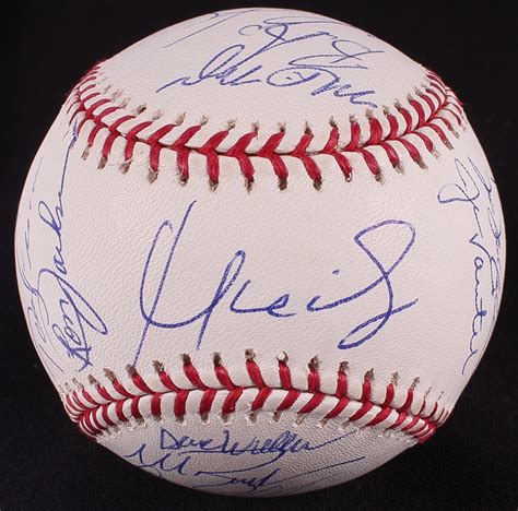 2004 Boston Red Sox Team-Signed World Series Baseball with (22 ...