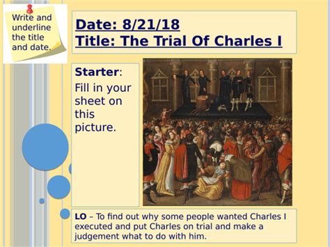 The Trial of Charles I | Teaching Resources