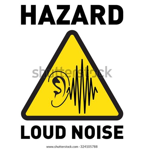 Hazard Loud Noise Vector Icon Stock Vector (Royalty Free) 324105788