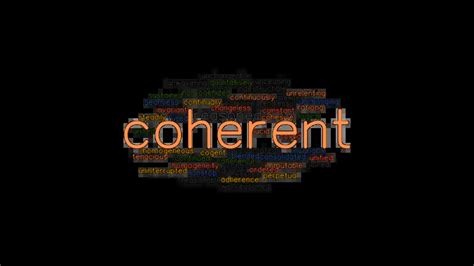 COHERENT: Synonyms and Related Words. What is Another Word for COHERENT ...