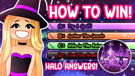 *ANSWERS* How To WIN the Halloween Halo 2023 in Royale High! Royale ...