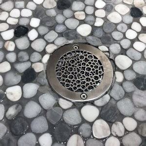 Shower Drain Cover, 4 Inch Round Replacement for Oatey, Bubbles Design ...