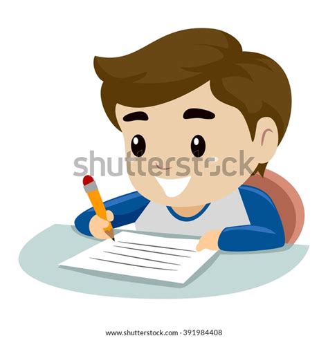 4,943 Boy Writing Letter Stock Vectors, Images & Vector Art | Shutterstock