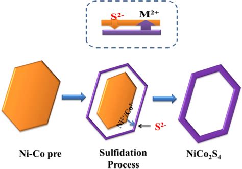 The fabrication process of kirkendall effect built NiCo2S4 | Download Scientific Diagram