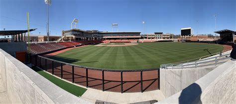 Oklahoma State University's new O'Brate Stadium, yet to be used due to ...