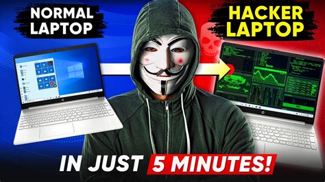 Make Your Normal Laptop into a HACKER LAPTOP within 5 Minutes - Full ...