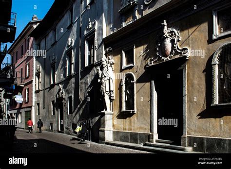 Switzerland. Canton Ticino. Locarno. Old city Stock Photo - Alamy