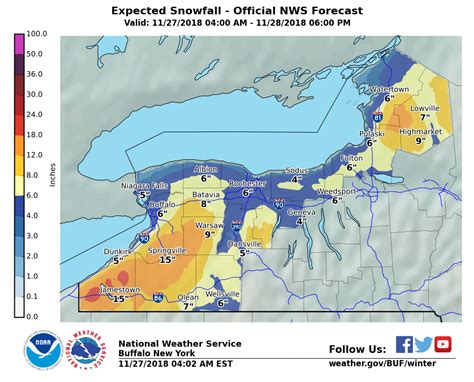 Heavy, wet snow forecast for WNY; winter weather advisory posted for ...