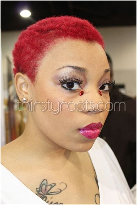 Short Red Hairstyles for Black Women