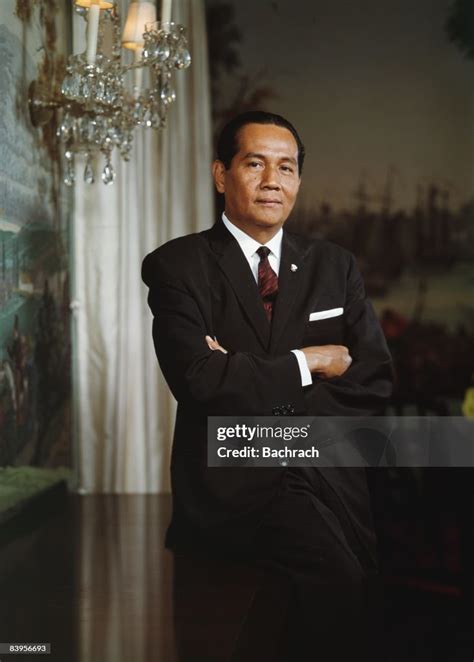 Standing portrait of Diosdado Macapagal , 9th President of the... News Photo - Getty Images