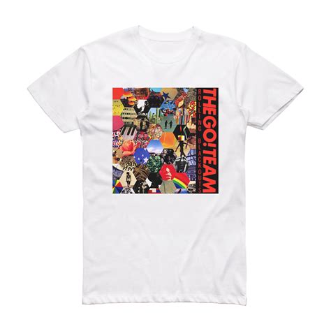 The Go Team Rolling Blackouts Album Cover T-Shirt White – ALBUM COVER T-SHIRTS