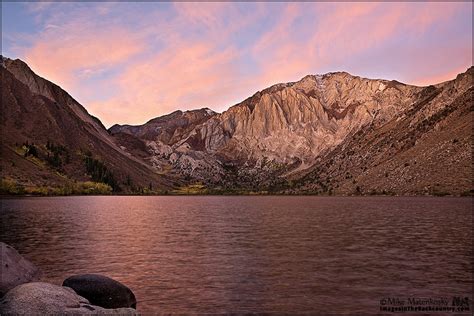 Sunrise at Convict Lake - Sierra Fall Colors