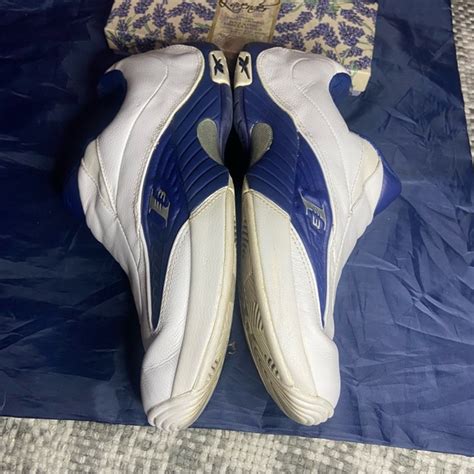 Reebok | Shoes | Vintage Reebok Iverson I3 Sneakers Blue White Size 5 Slip On Iversons | Poshmark