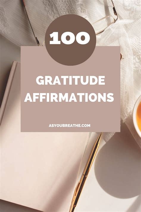 100 Gratitude Affirmations to Boost Your Happiness and Well-Being