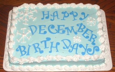 December Birthdays Cake - CakeCentral.com