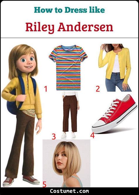 Riley Andersen's Costume from Inside Out for Cosplay & Halloween 2022 Group Halloween Costumes ...