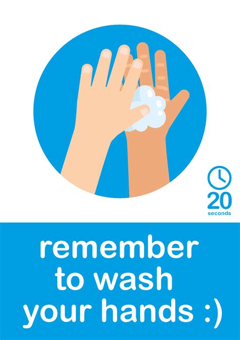 Wash Your Hands Sign Printable