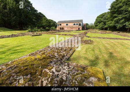 Norton Priory Museum & Gardens. Norton Priory ruins and burial Stock ...