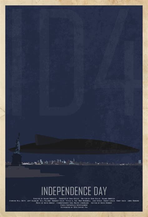 ID4 Independance Day Poster by ~edgarascensao | Alternative movie posters, Movie posters, Best ...