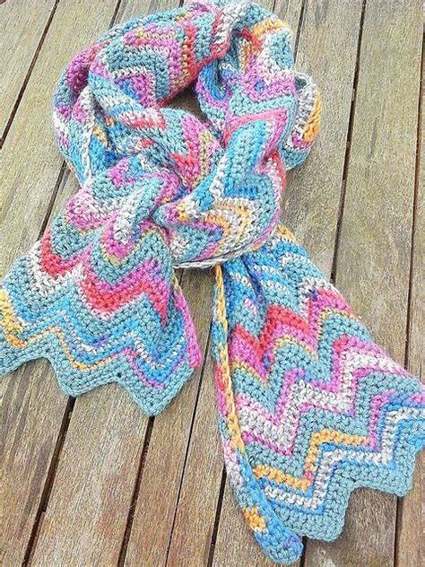 Simple Chevron Scarf By Tracey Todhunter - Free Crochet Pattern ...